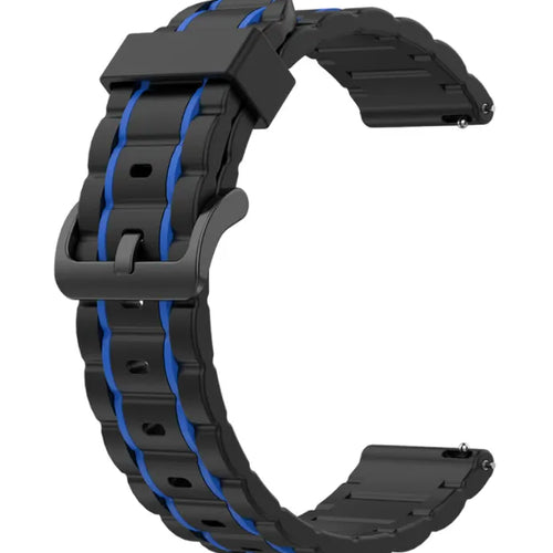 Coros Apex 2 Sport Buckle Strap (Black/Blue)