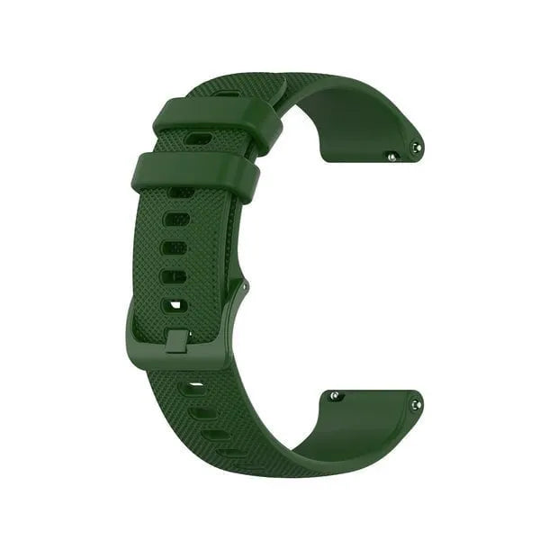 Polar Grit X2 Pro Luxuriöses Silikonarmband (Armeegrün)