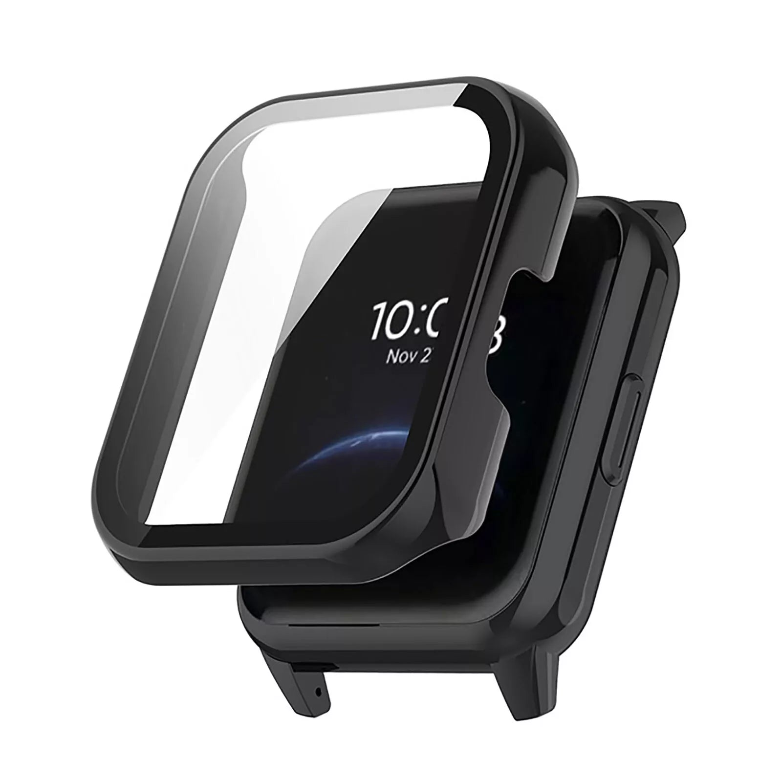 Realme Watch 2 PC-Gehäuse mit Glass (Schwarz)