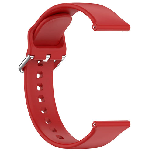 Coros Nomad Schnalle Silikonarmband (Rot)