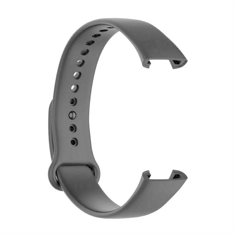 Silicone Strap, black, without a watch, 3/4 front view