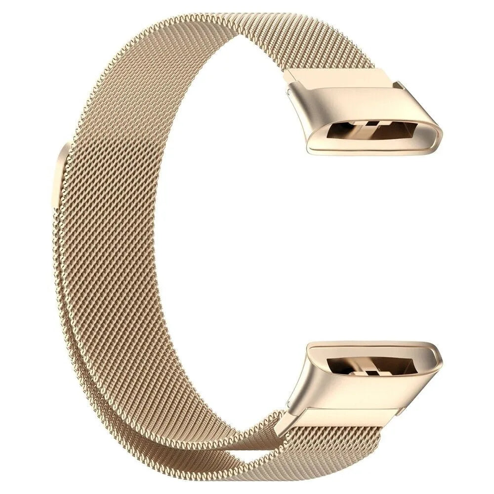 Milanese Strap, champagne, without a watch, 3/4 front view