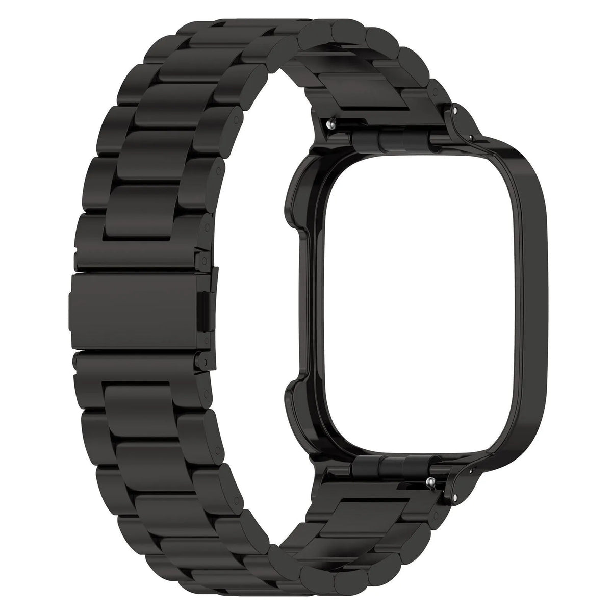 Steel Strap, black, without a watch, 3/4 front view