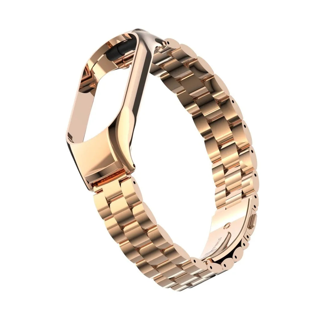 Steel Strap, rose gold, without a watch, 3/4 front view