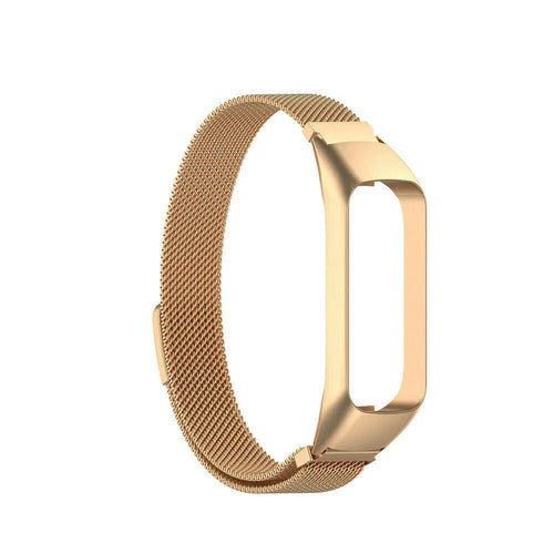 Milanese Strap, rose gold, without a watch, 3/4 front view