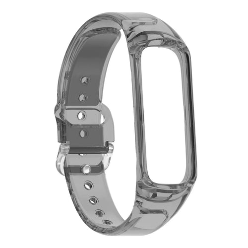 Silicone Colour Changing Crystal, transparent black, without a watch, 3/4 front view