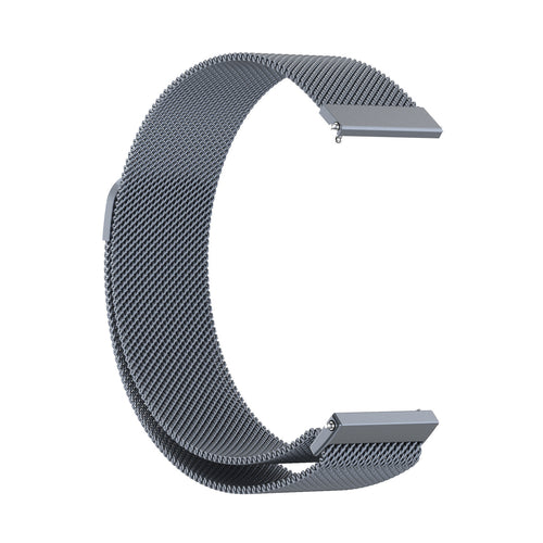 Milanese Strap, space grey, without a watch, 3/4 front view