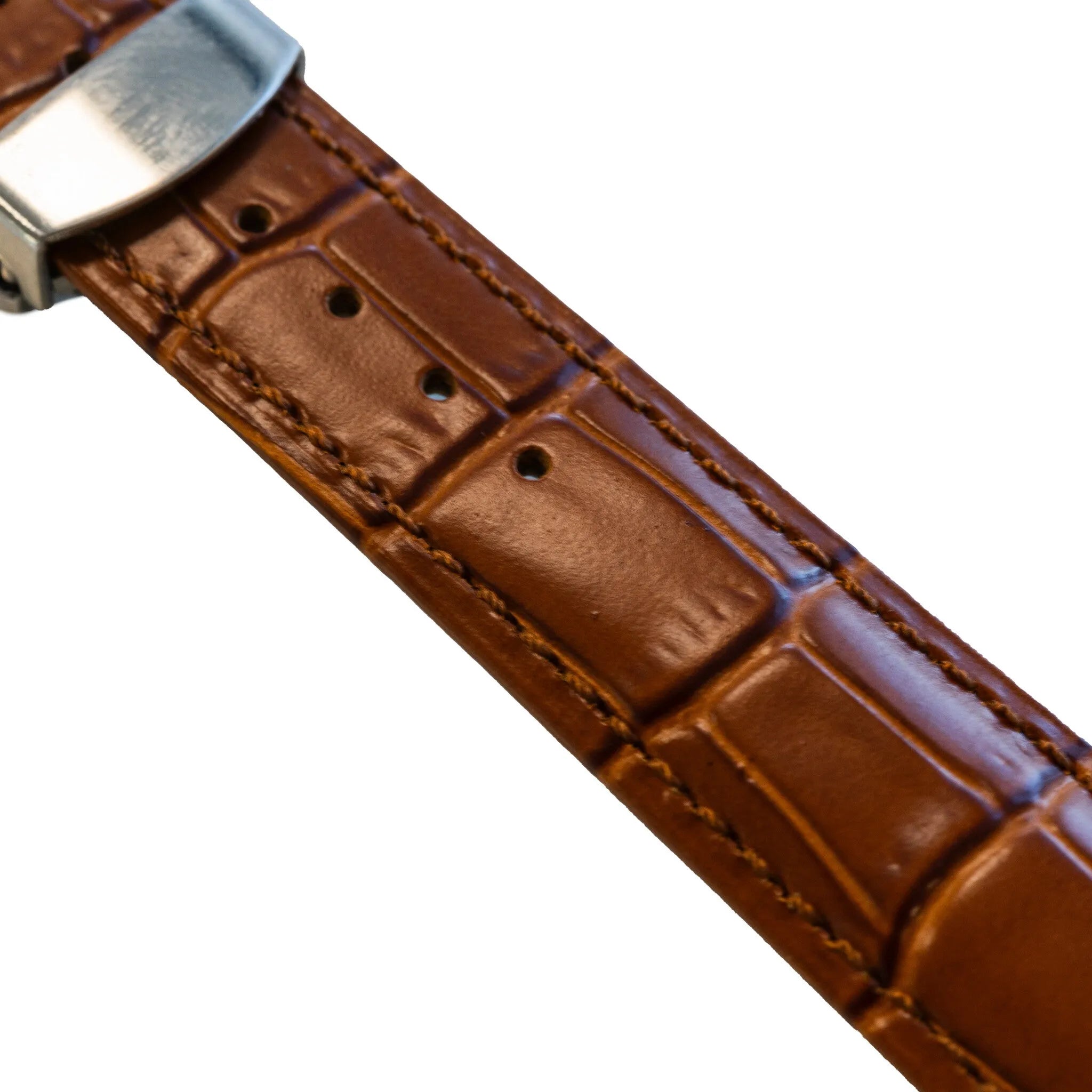 Amazfit Active Luxury Leather Strap (Brown)