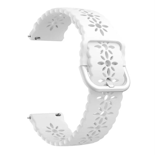 Amazfit GTS 4 Gemustertes Silikonarmband (Weiß)