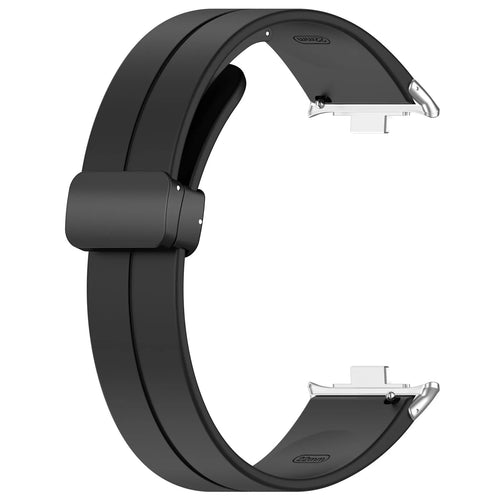 Correa silicona con D-buckle Xiaomi Smart Band 8 Pro (negra)