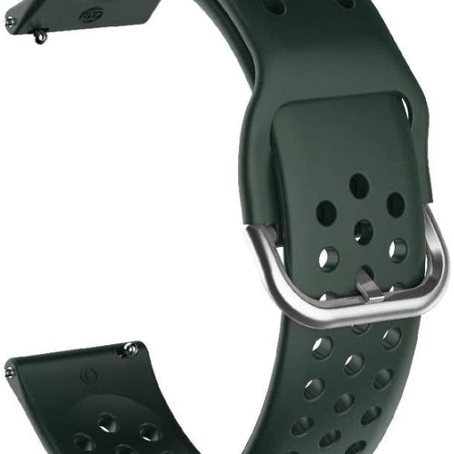 Withings ScanWatch Nova silicone air bandje (donkergroen)
