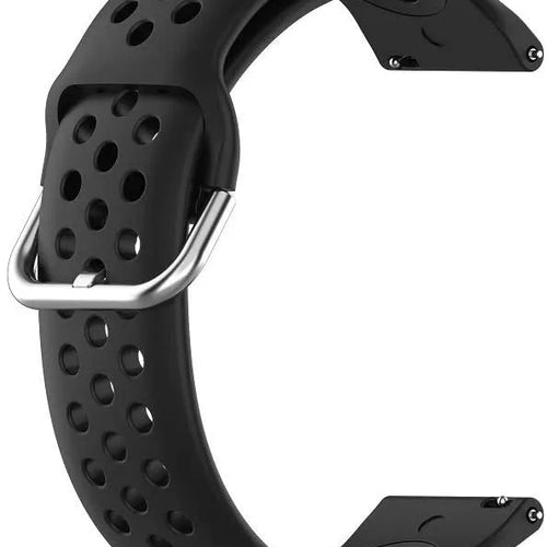 Bracelet silicone 'Air' Oppo Watch X (noir)