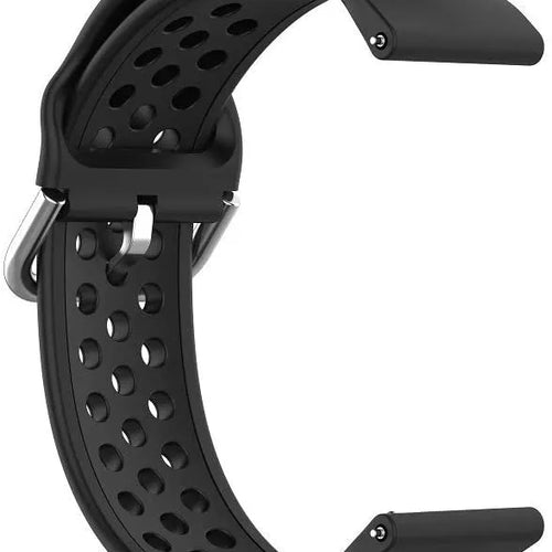 ICE Smart 2.0 Rectangular 1.96 Breathable Silicone Strap (Black)