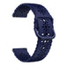 Polar Ignite 3 gemustertes Silikonarmband (dunkelblau)