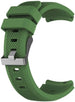 Uhrenarmband 20mm Silikon - Schnellverschluss (Dunkelgrün)