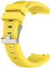 Uhrenarmband 22mm Silikon - Schnellverschluss (Gelb)