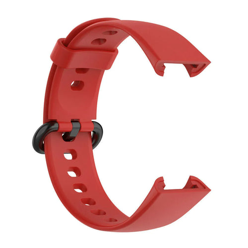 Silicone Strap, red, without a watch, 3/4 front view
