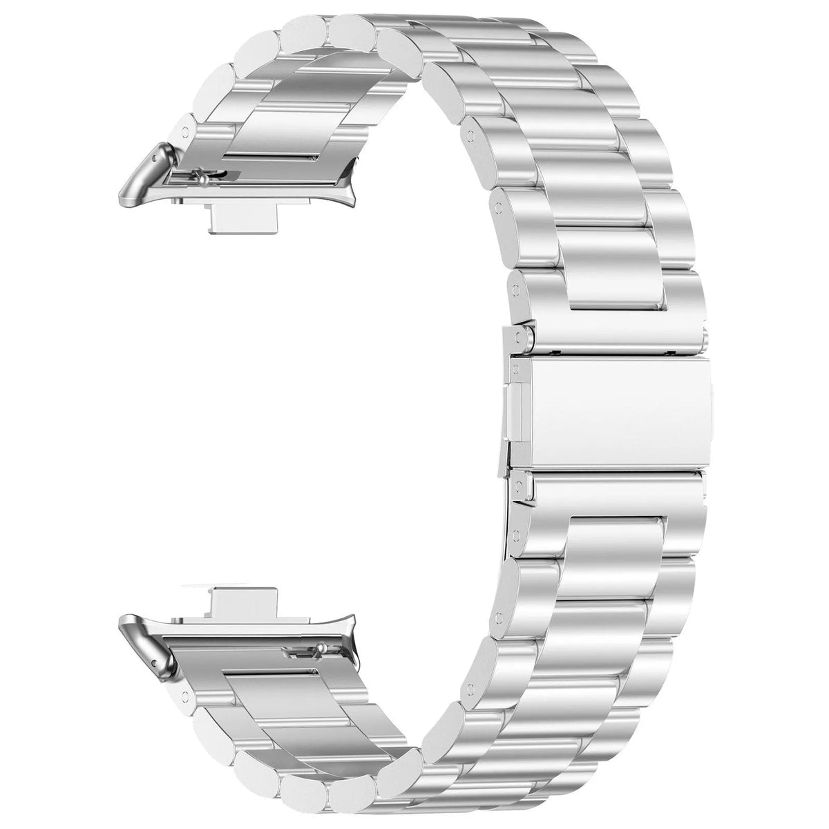 Steel Strap, silver, without a watch, 3/4 front view