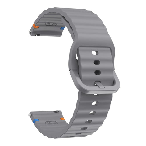 Polar Grit X Pro Wave Silicone Bracelet (Dark Gray)