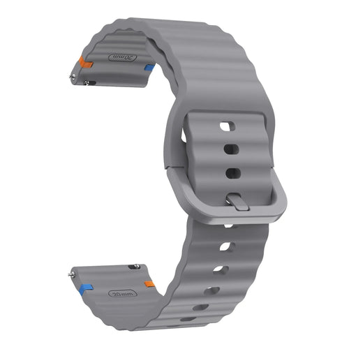 Suunto 9 Peak Wave Silikonarmband (Dunkelgrau)