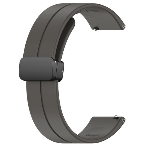 Withings ScanWatch 2 - 42mm D-Schnalle Silikonarmband (Dunkel Grau)