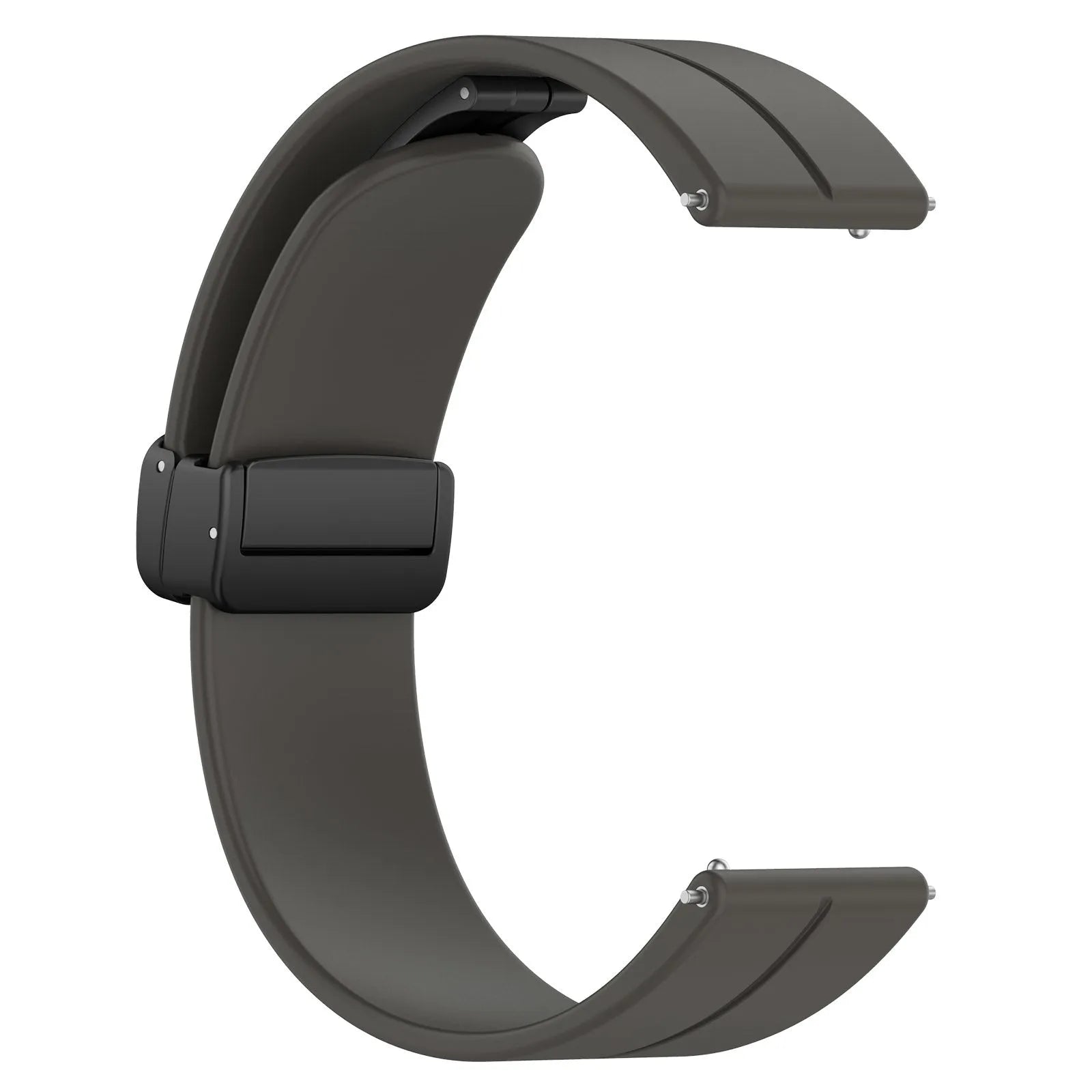Amazfit Active D-Buckle Silicone Strap (Dark Grey)
