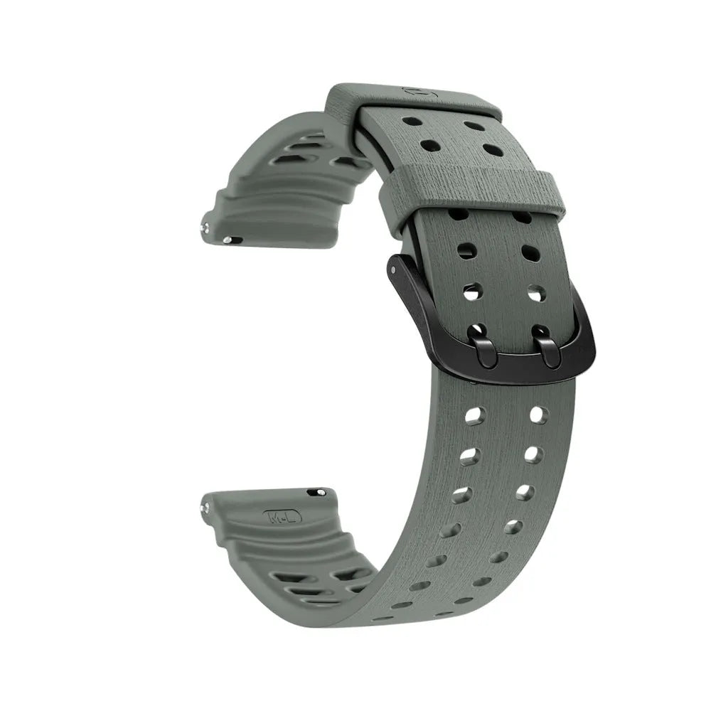 Polar Street X Gebürstetes Silikonarmband (Dunkelgrau)