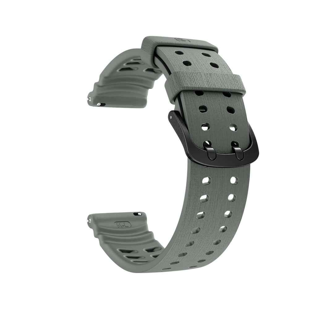 Polar Grit X Pro silicone grain band (donkergrijs)