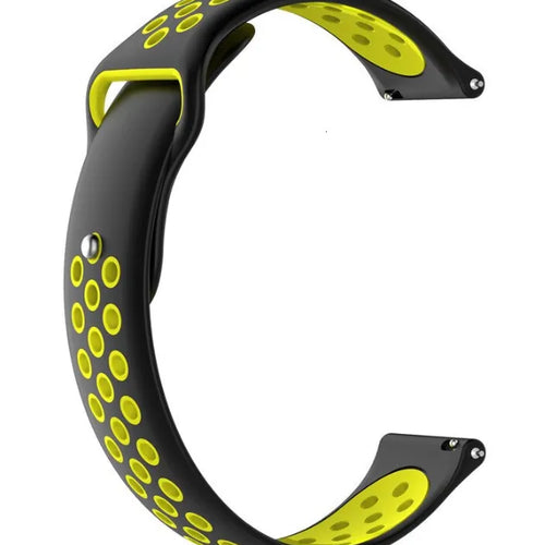 Amazfit Bip 5 Sport Strap (Black/Yellow)