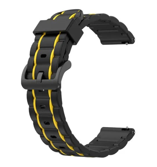 Suunto 9 Peak Sport Strap with Buckle (Black/Yellow)