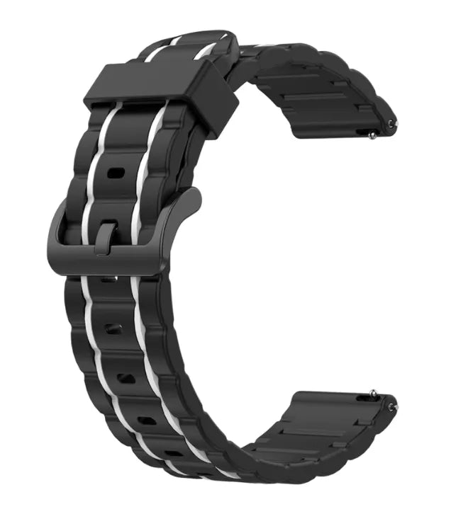 Suunto 9 Peak Pro sport gesp band (zwart/wit)