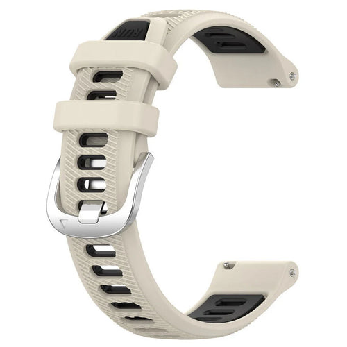 Garmin Vivoactive 6 Schnalle Sport Amrband (Beige/Schwarz)
