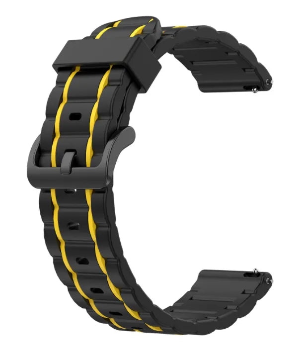 Bracelet sport avec boucle Gard Pro Health Smartwatch 3 - 48mm (noir/jaune)
