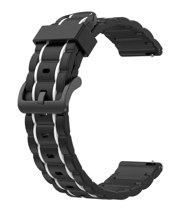 Amazfit Bip 5 Sport Buckle Strap (Black/White)