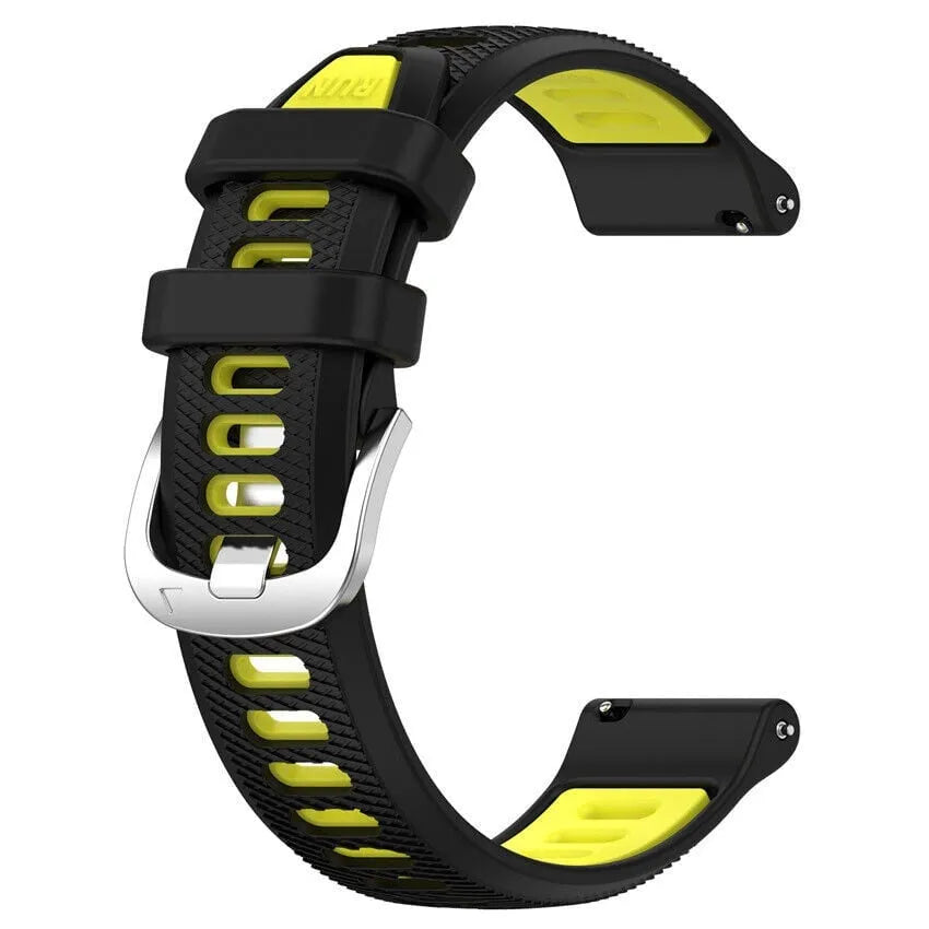 Coros Apex 4 - 42mm Sportarmband mit Schnalle (Schwarz/Gelb)