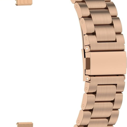 Bracelet acier Huawei Watch Fit 4 (rose doré)
