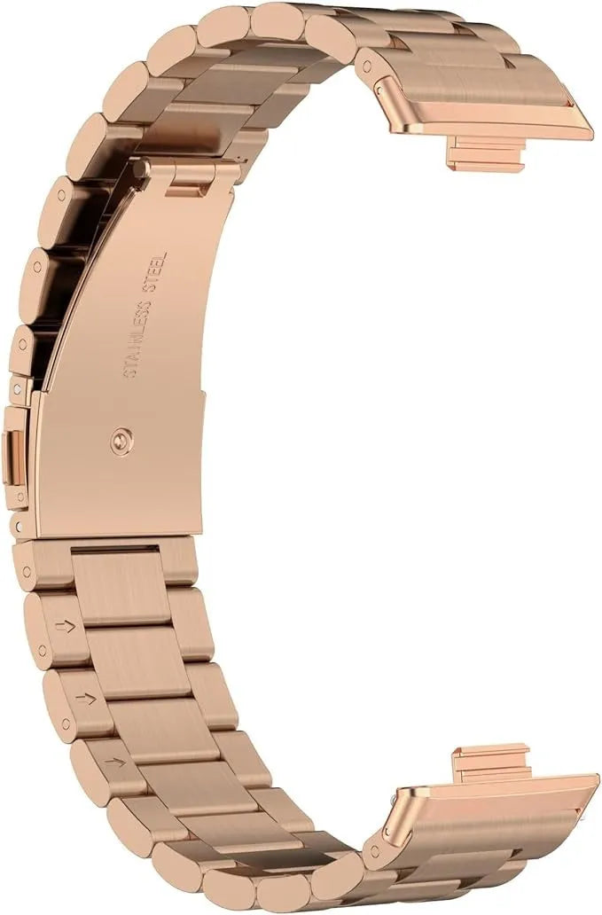 Steel Strap, rose gold, without a watch, 3/4 front view