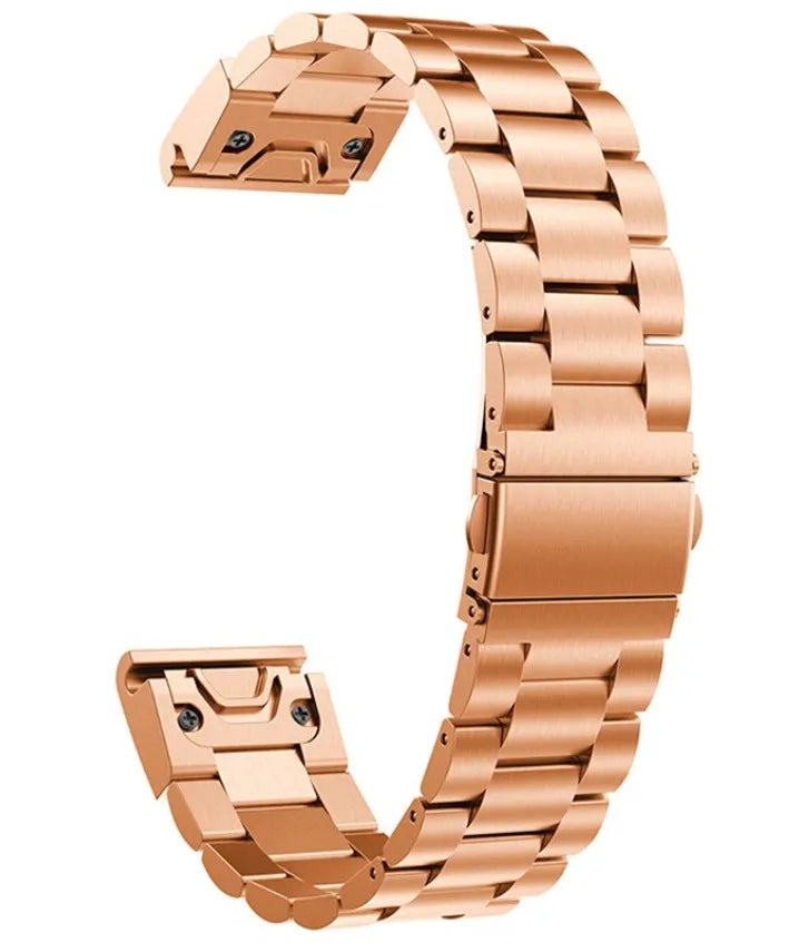 Bracelet acier Garmin Descent Mk3(i) - 43mm (rose or)