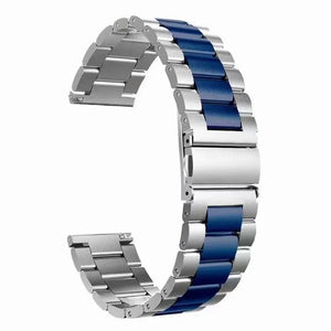 Bracelet acier Oppo Watch X3 (argent/bleu)