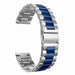 Bracelet acier Oppo Watch X3 (argent/bleu)