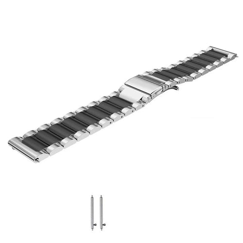 OnePlus Watch 3 - 43mm Stahlarmband (Silber/Schwarz)