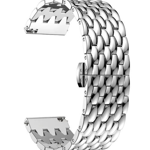 Bracelet acier 'Dragon' Oppo Watch X (argent)
