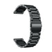 Uhrenarmband 20mm Stahl (Schwarz)