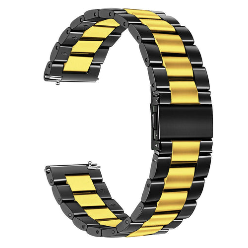 Garmin Venu SQ Steel Strap (Black/Gold)
