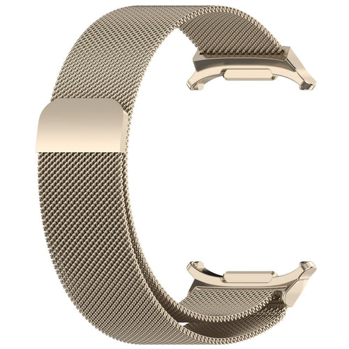 Milanese Strap, starlight, without a watch, 3/4 front view