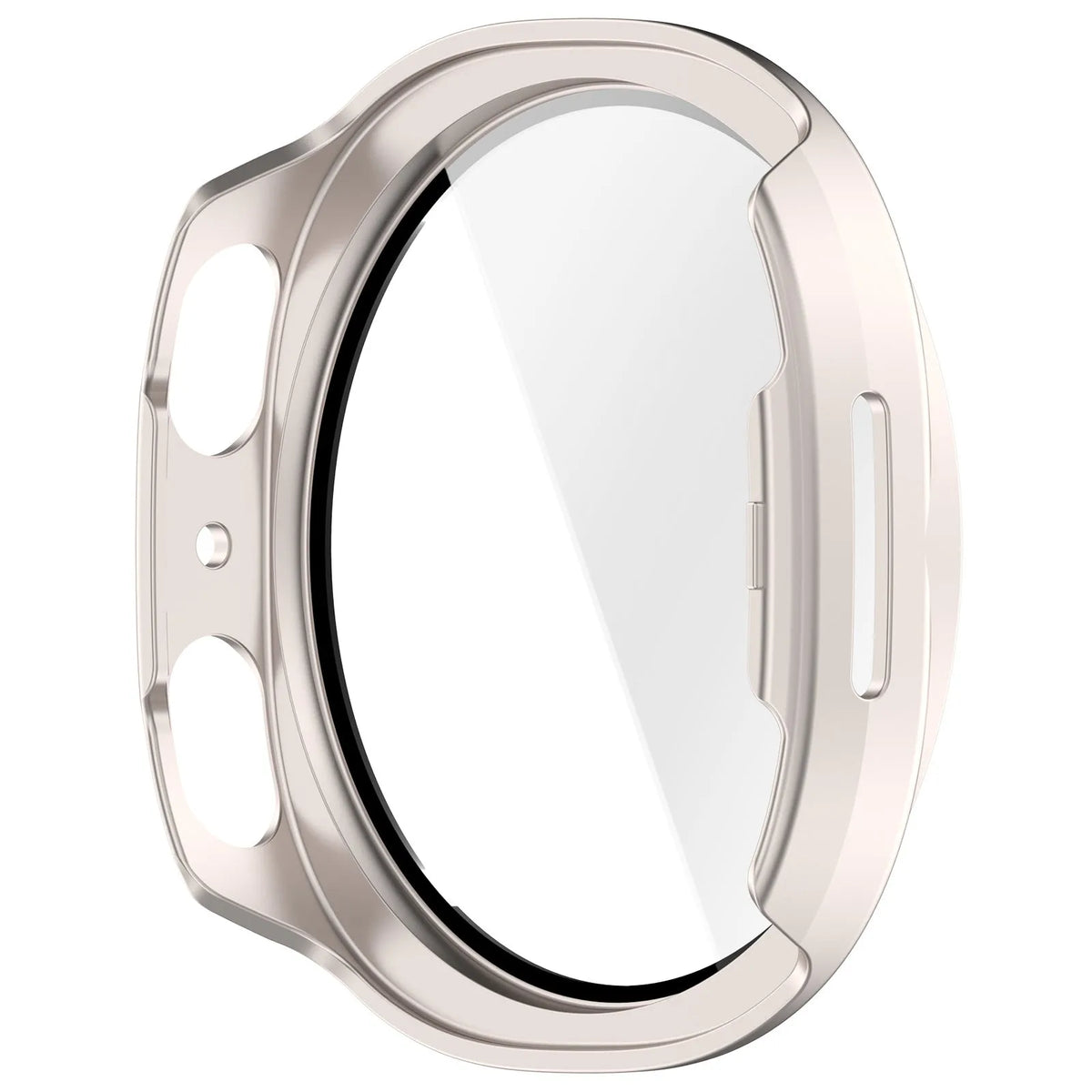 Samsung Galaxy Watch 8 - 40mm / 9 - 40mm hard case met glas (sterrenlicht)