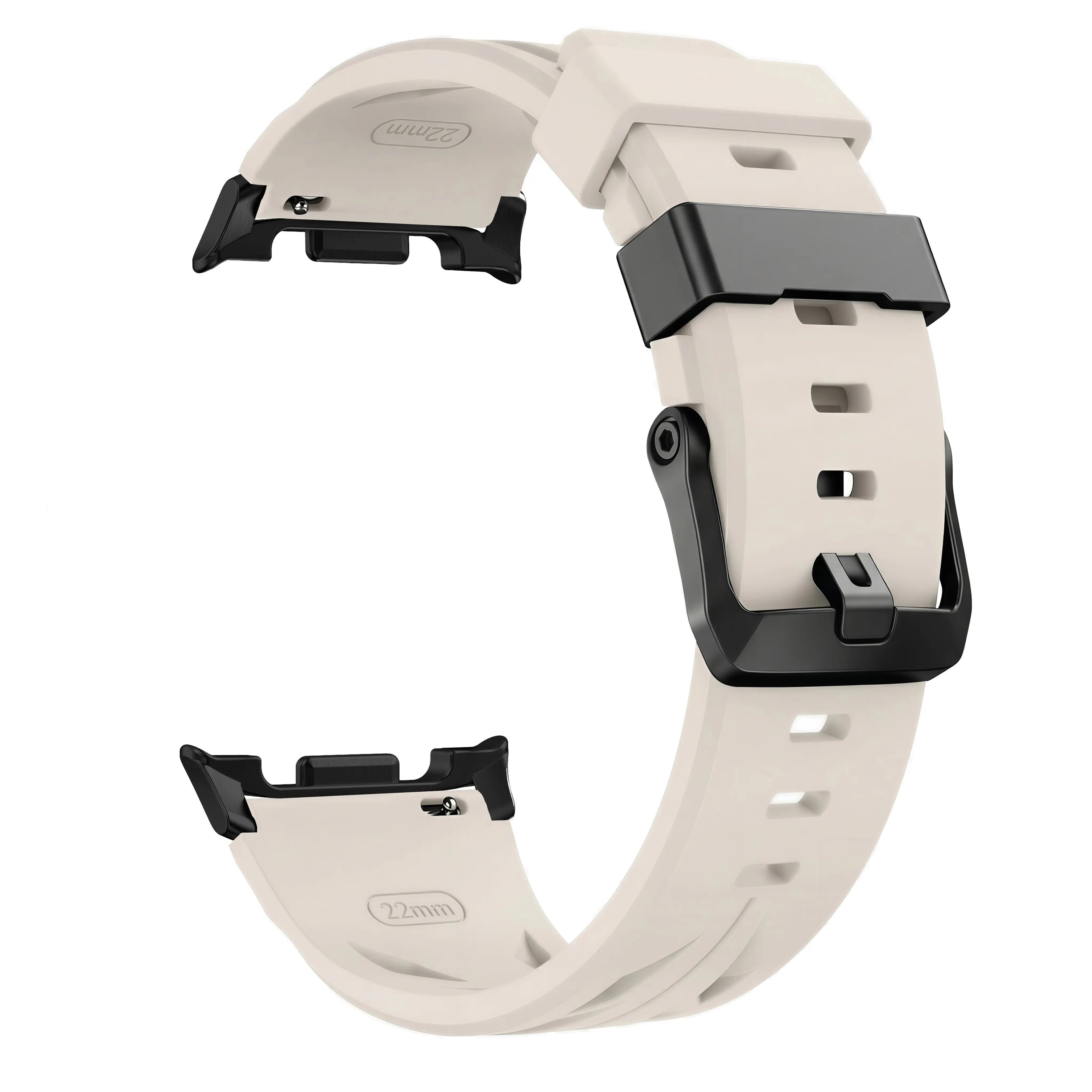 Correa silicona race Samsung Galaxy Watch 9 - 40mm (blanco estrella)