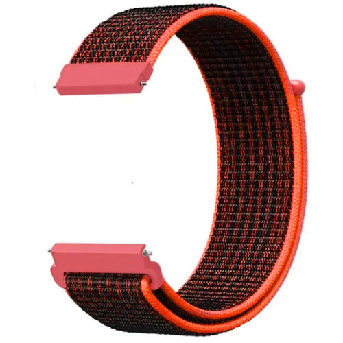 Bracelet nylon Coros Apex 46mm (noir/orange)