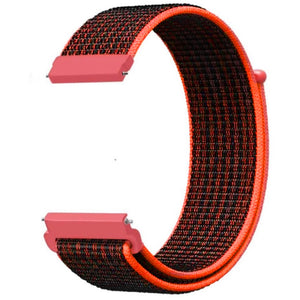 Amazfit Bip 5 Nylon Strap (Black/Orange)