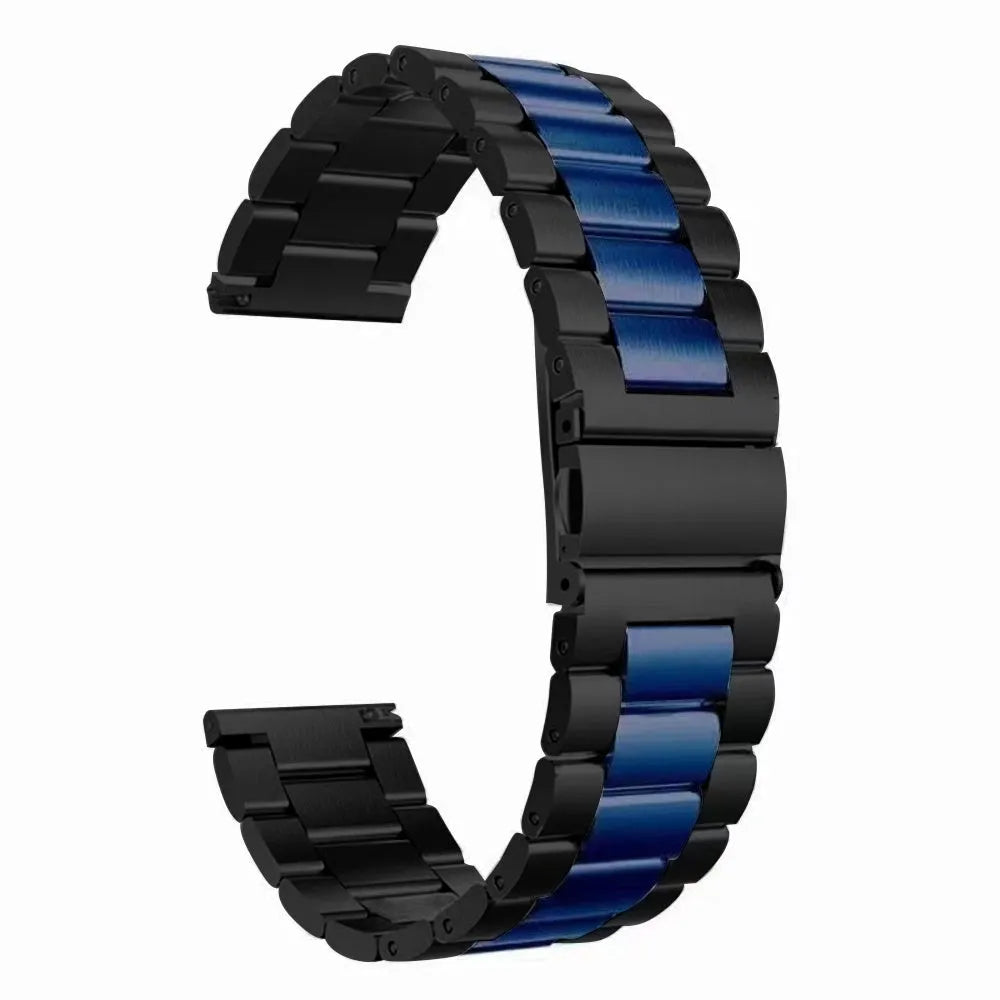 Steel Strap, black/blue, without a watch, 3/4 front view